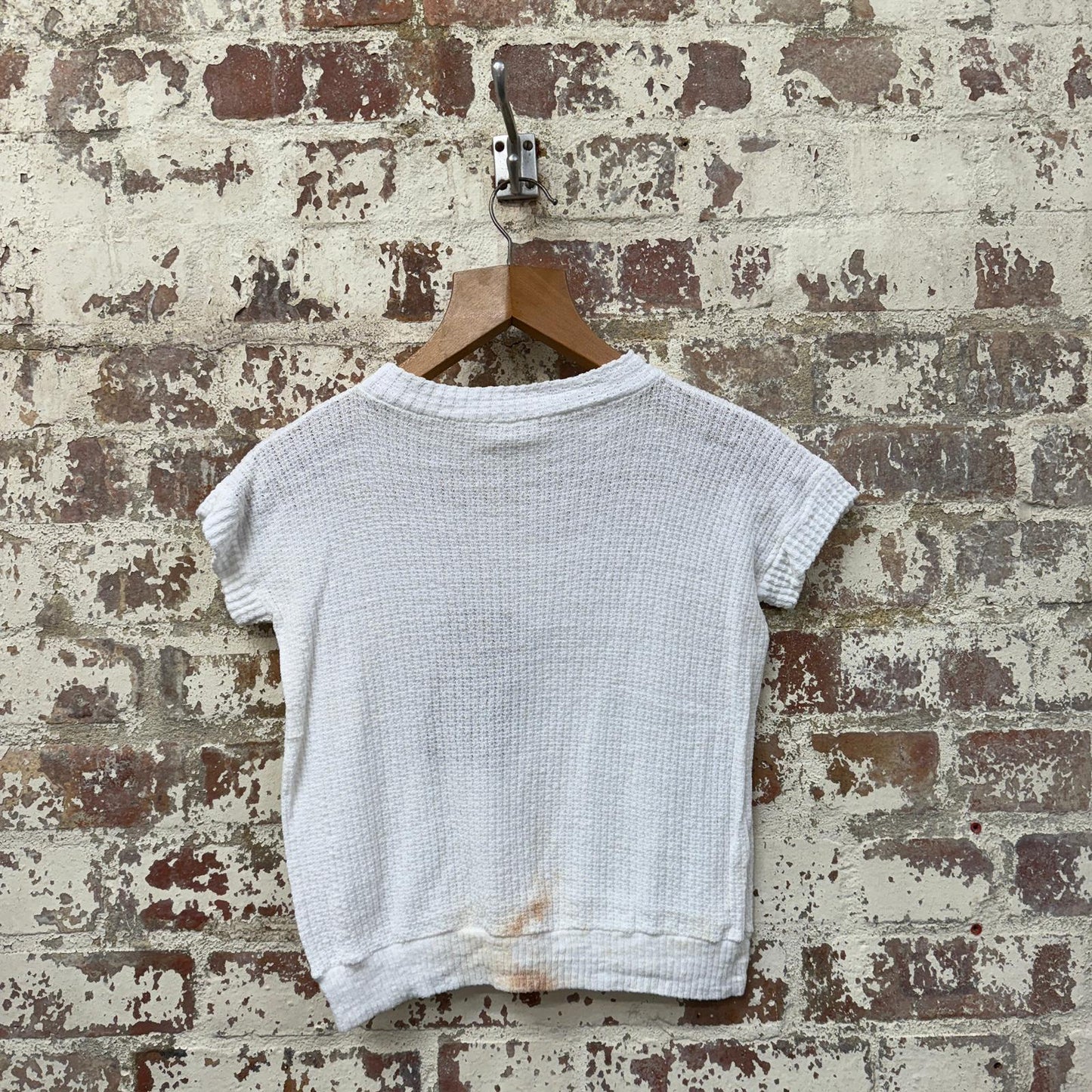 1970s White Knitted T-shirt