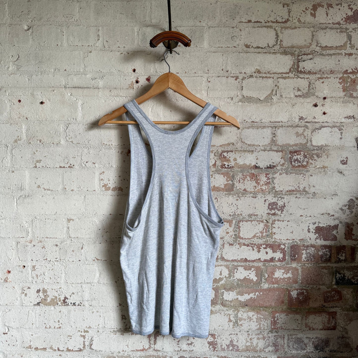 1970s Grey Graphic Nike Vest Top