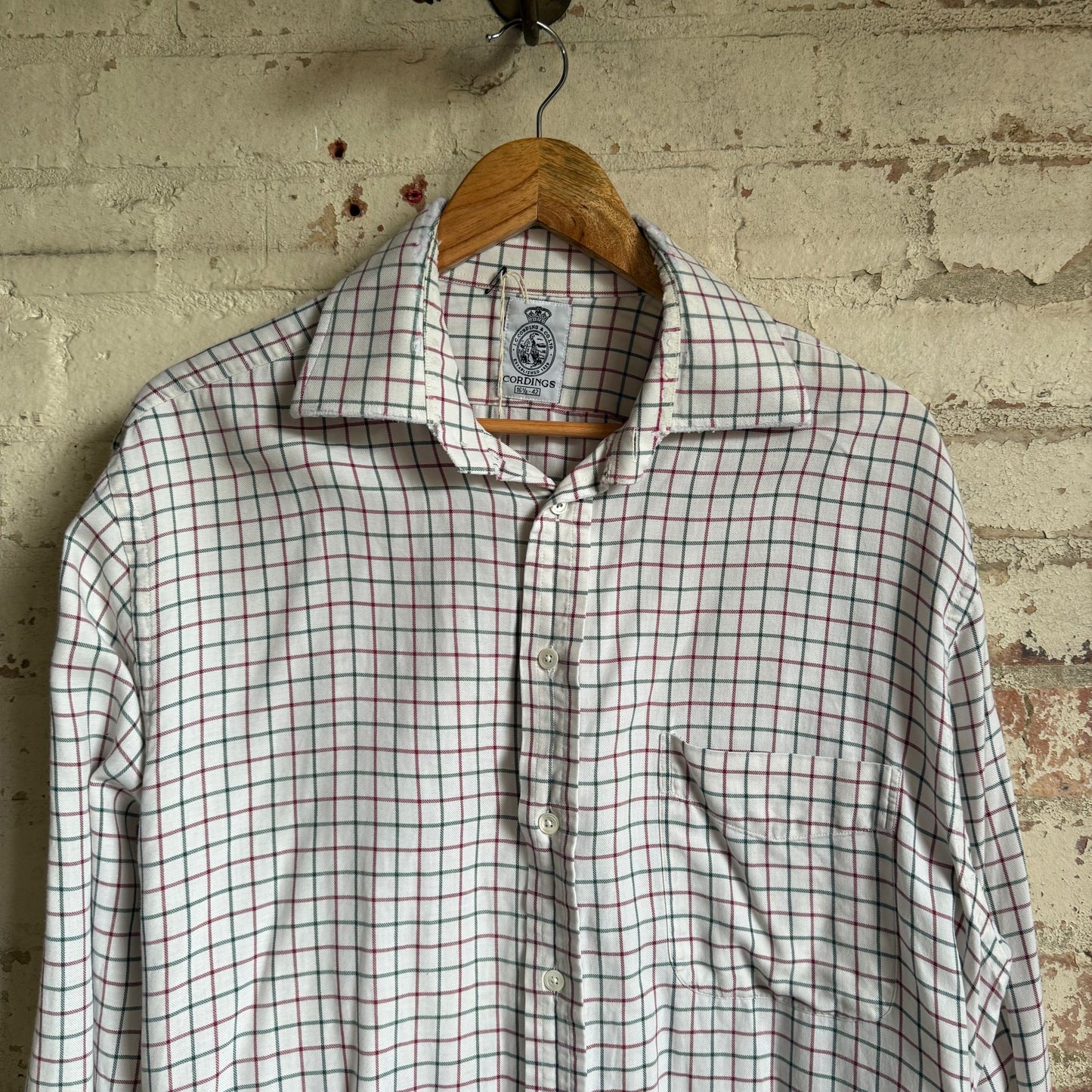 1990s White Cordings Button Shirt