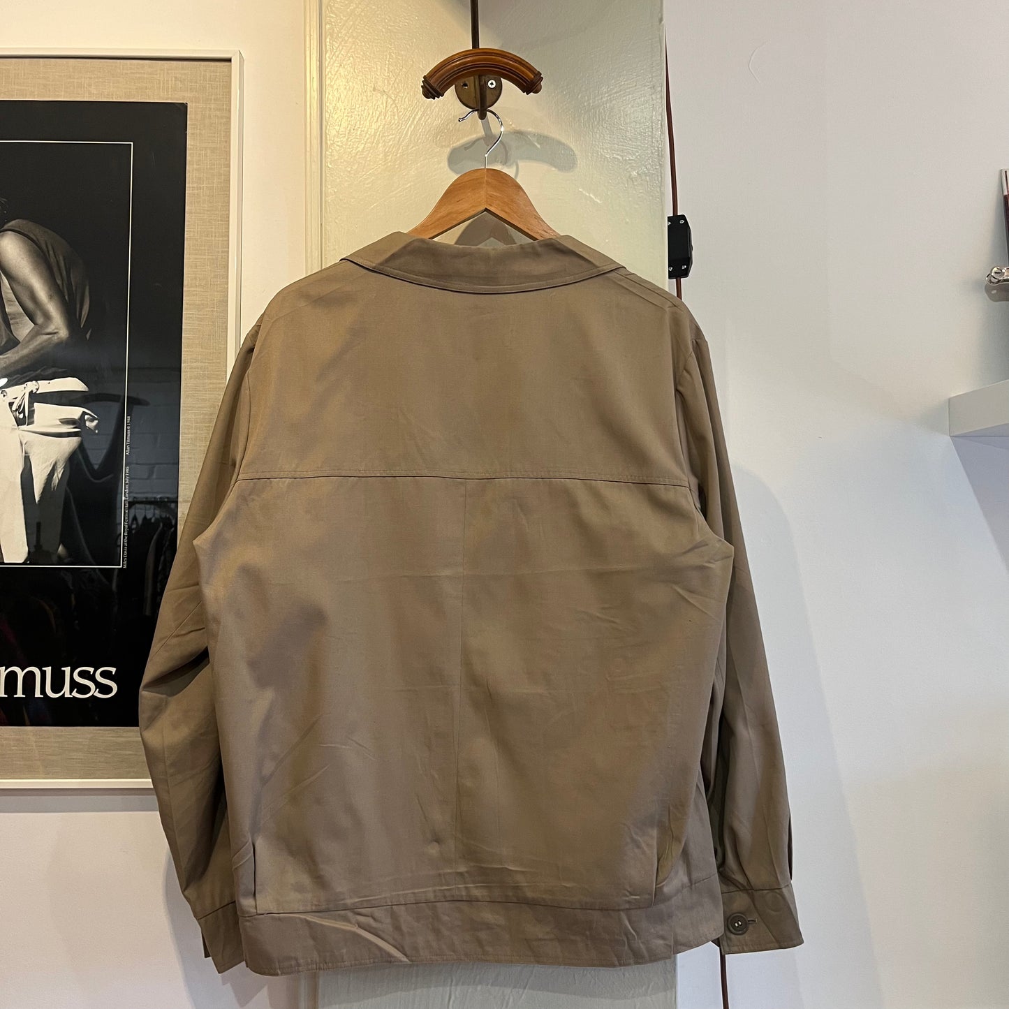 1970s Brown Italian Button Up Jacket