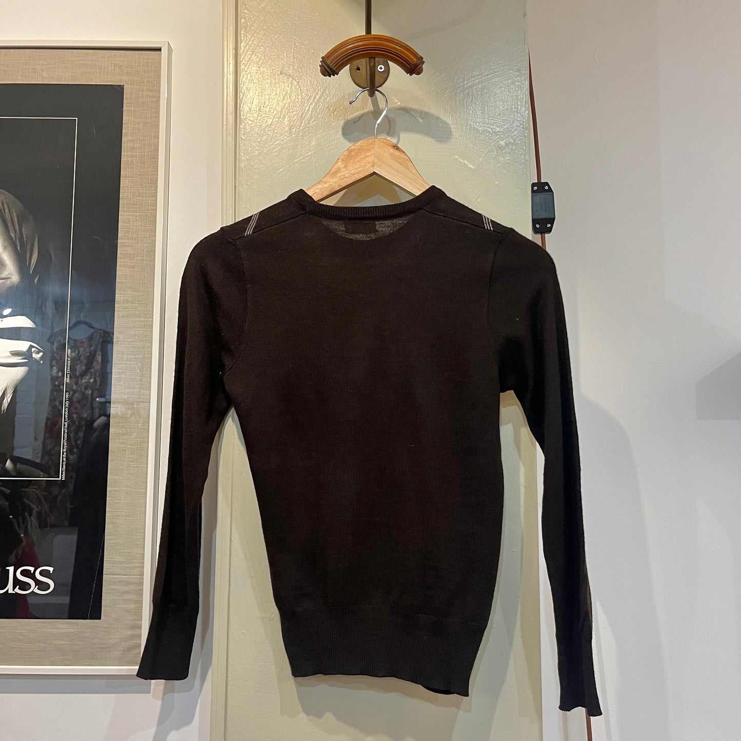 1970s Brown Light Knitted Jumper