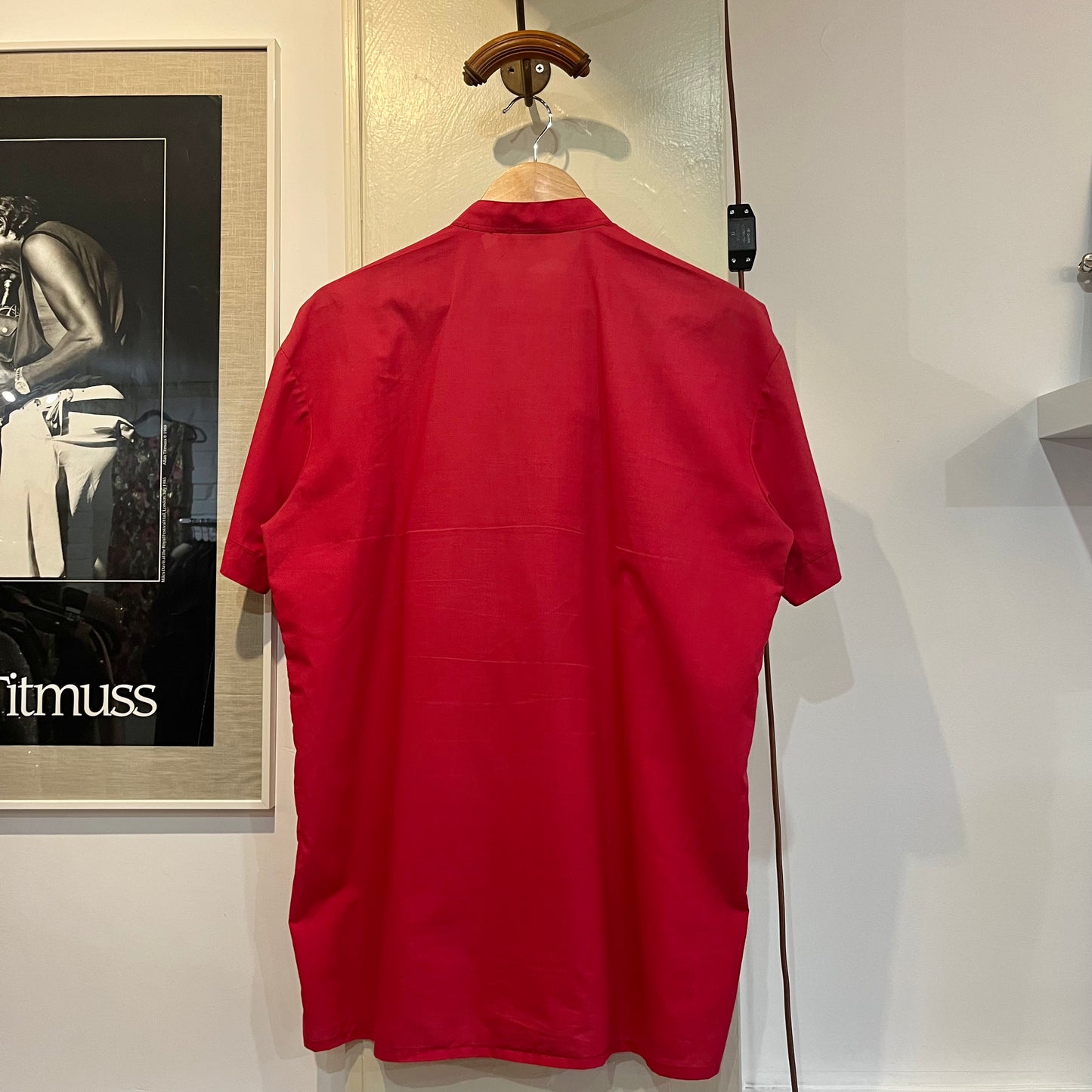 1970s Unusual Design Button Up Shirt