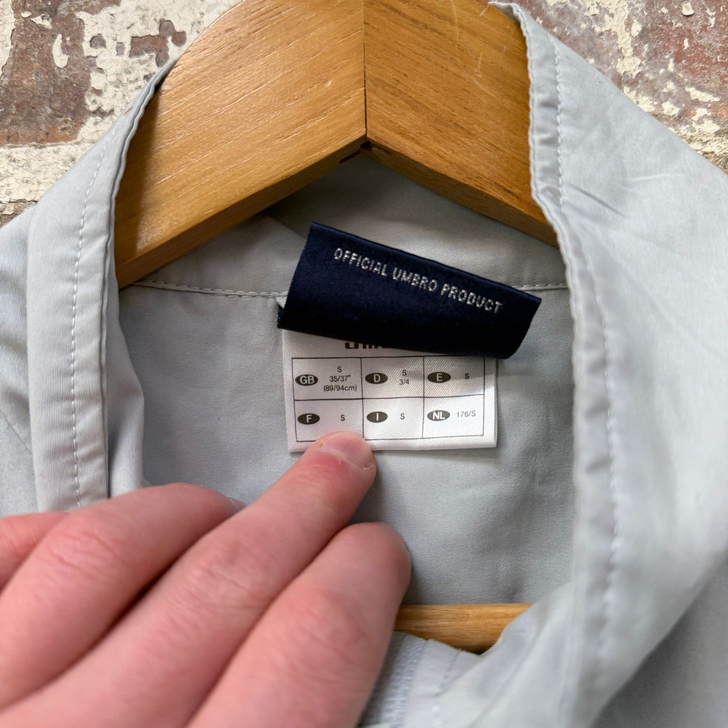 1990s Grey Umbro 1/2 Zip Track Top