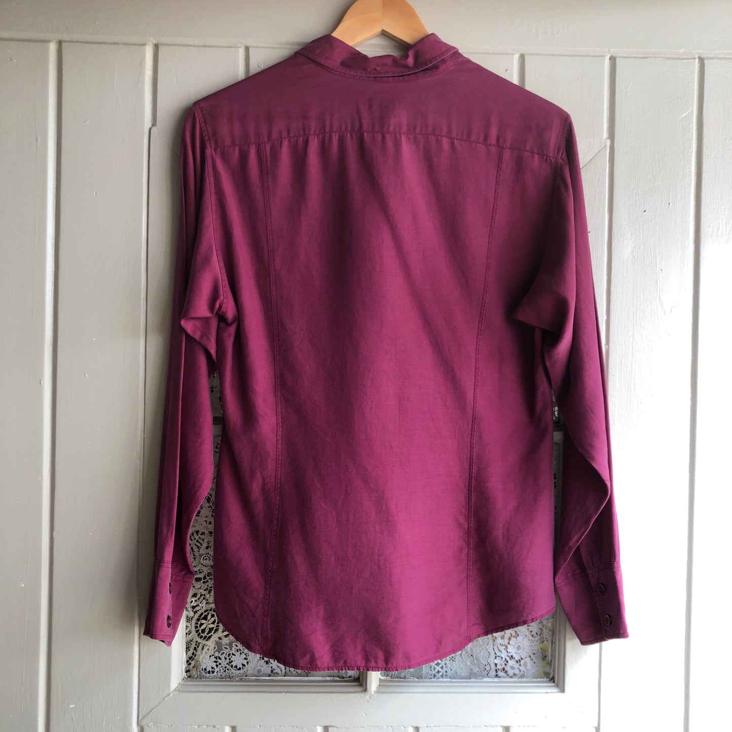 1980s Maroon Kenzo Blouse