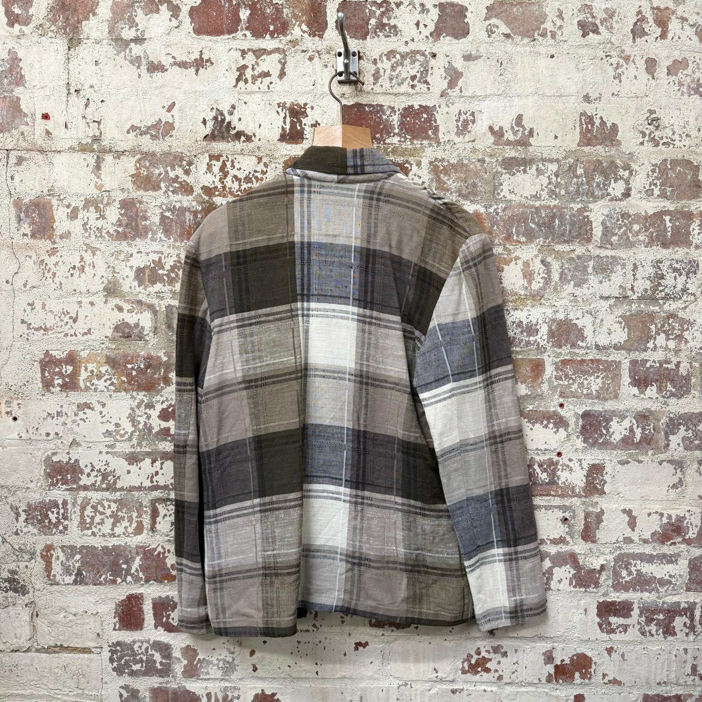 1970s Checkered Womens Blazer