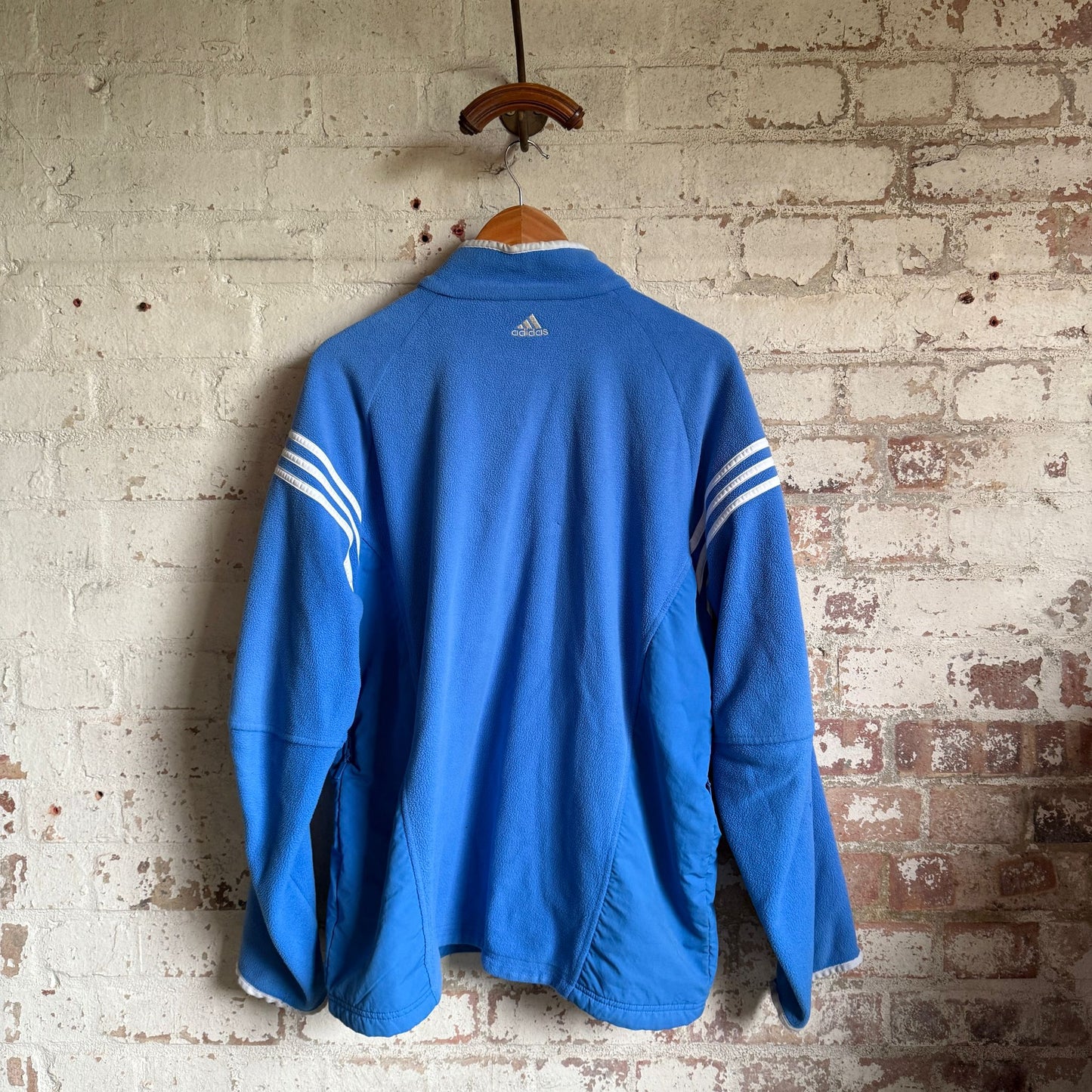 2000s Adidas Blue Zip Up Fleece