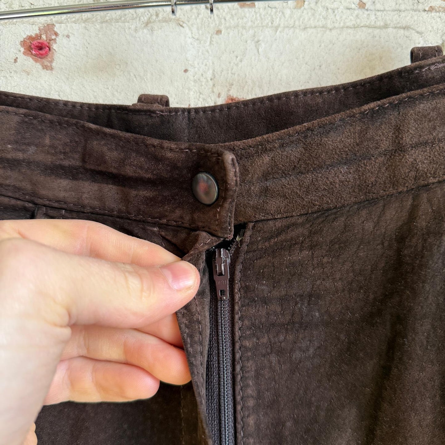 1980s Brown Suede Trousers