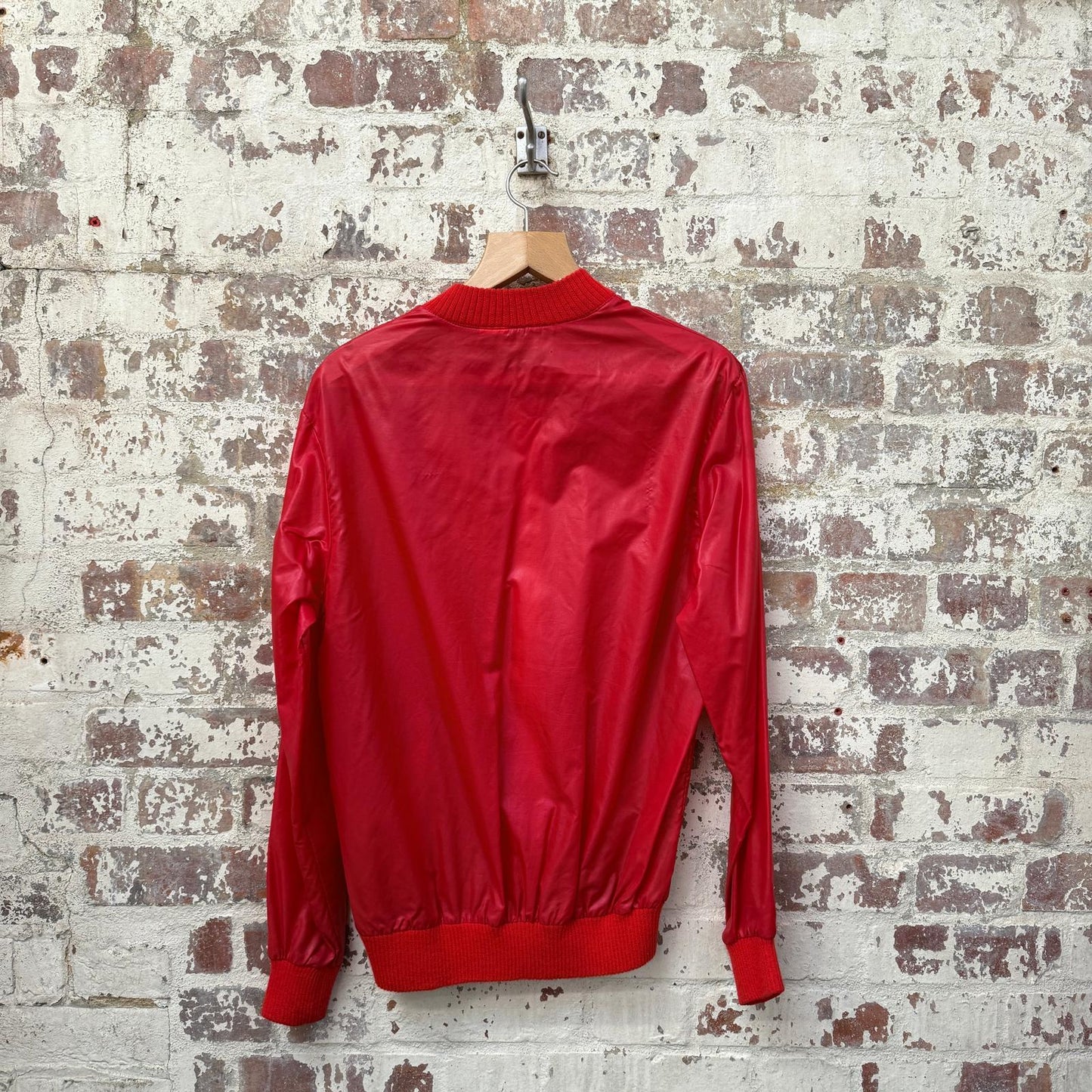 1980s Red Zip Up FIOCCHI Cagoule Jacket