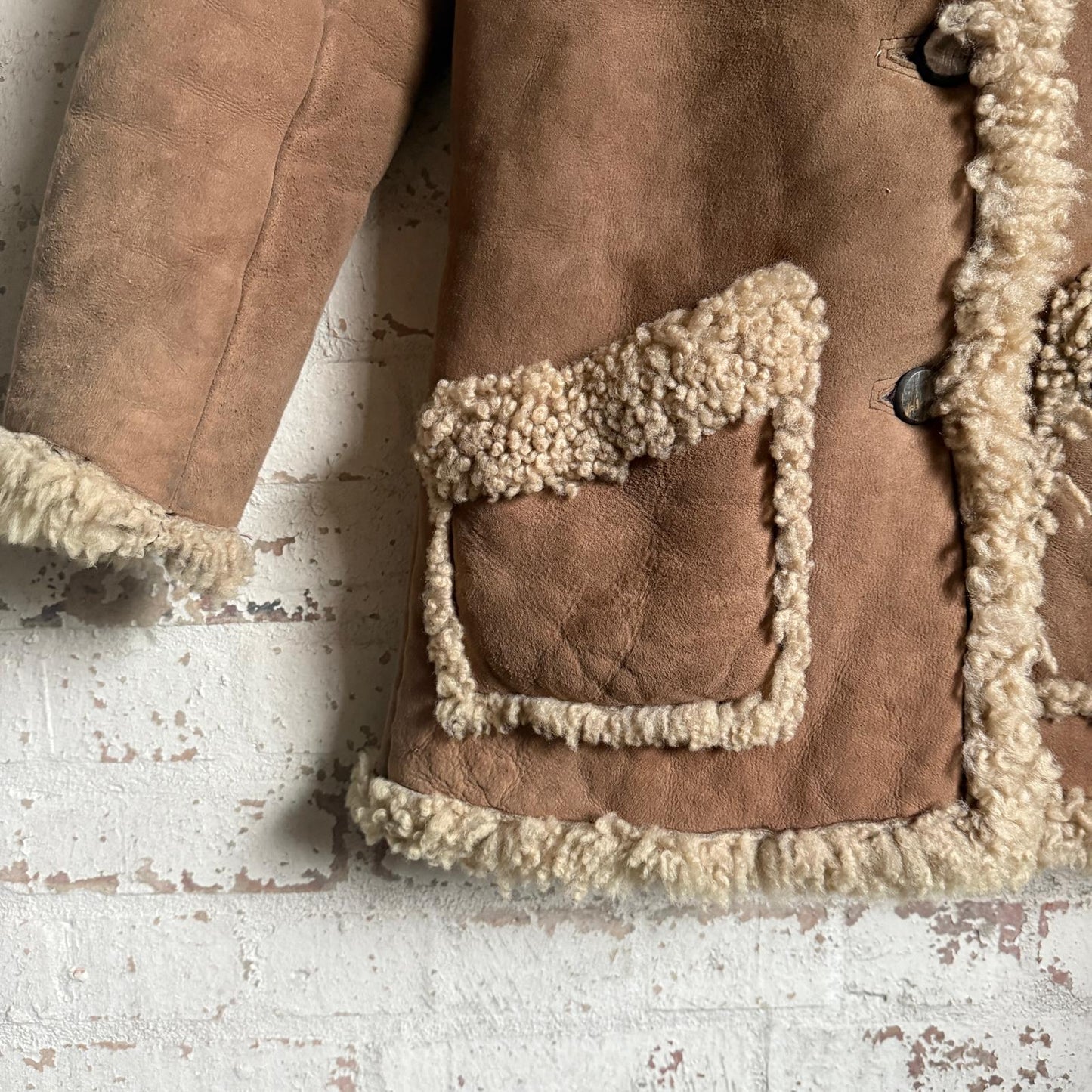 1970s Brown Sheepskin Penny Lane Coat