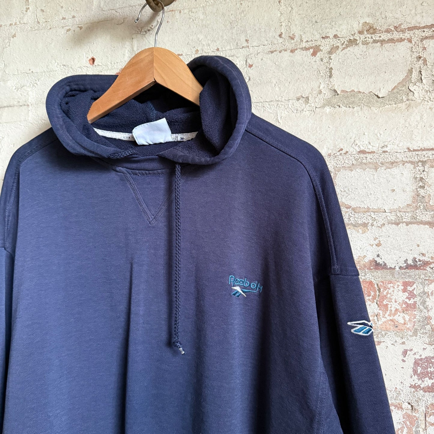 1990s Navy Reebok Hoodie Jumper