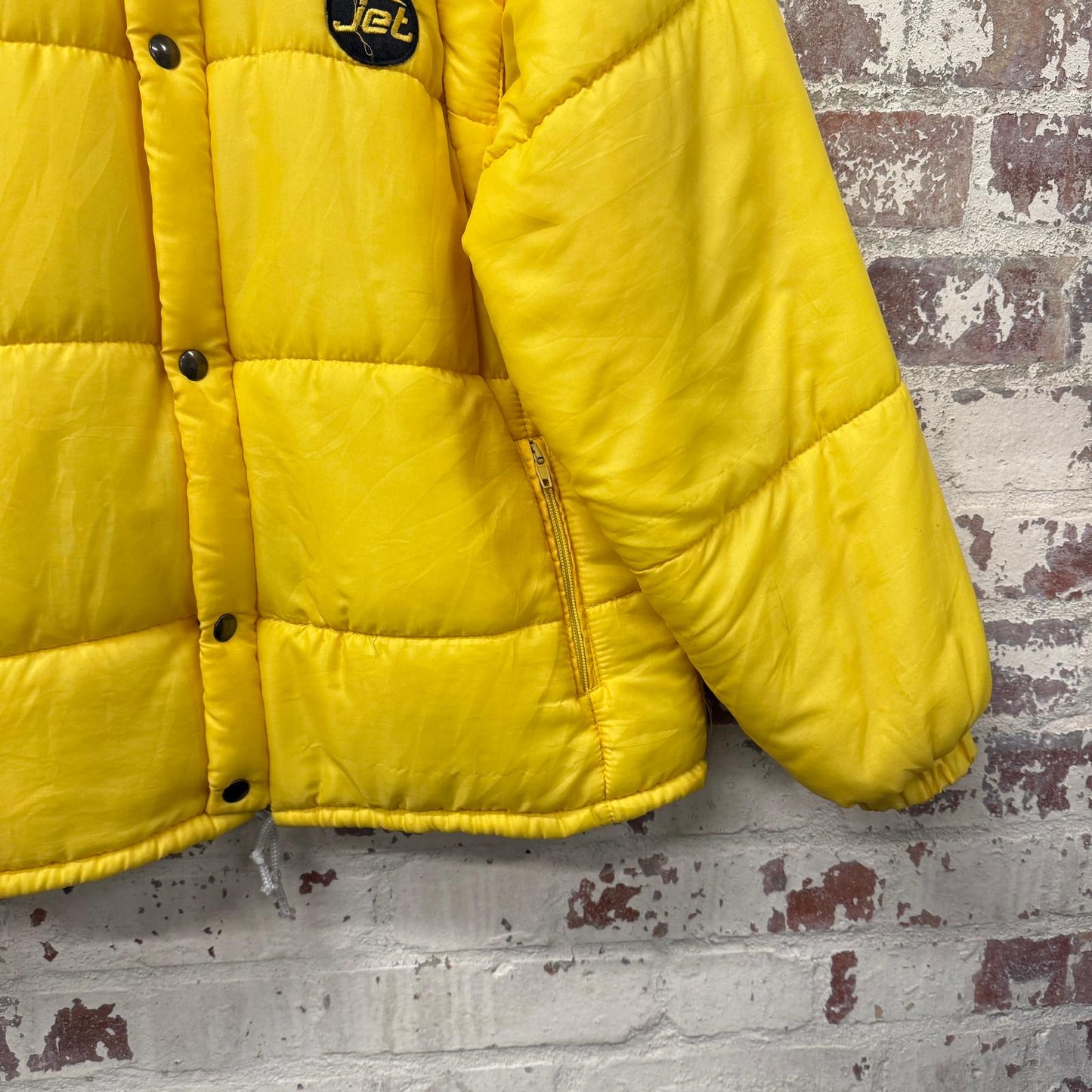1980s Yellow Puffer Jacket