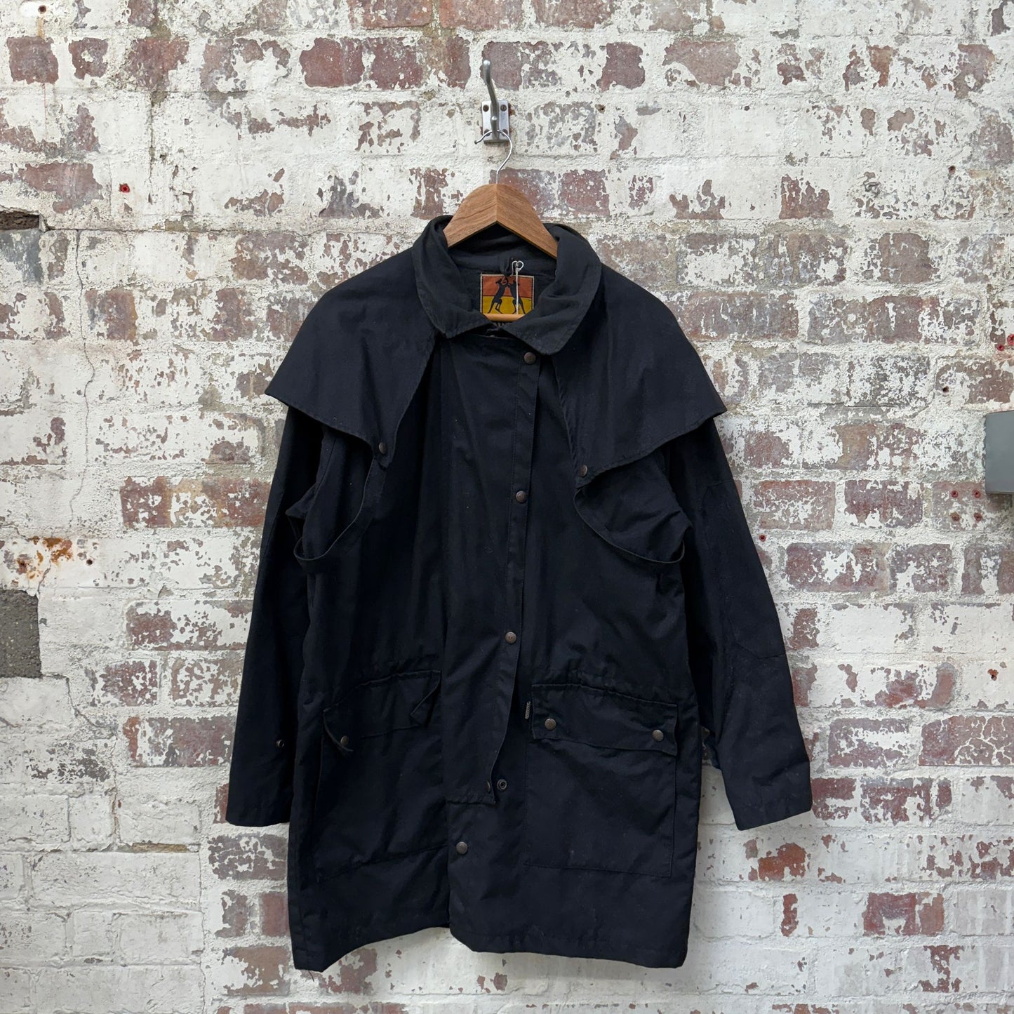 Vintage Black Wax Australian Jacket