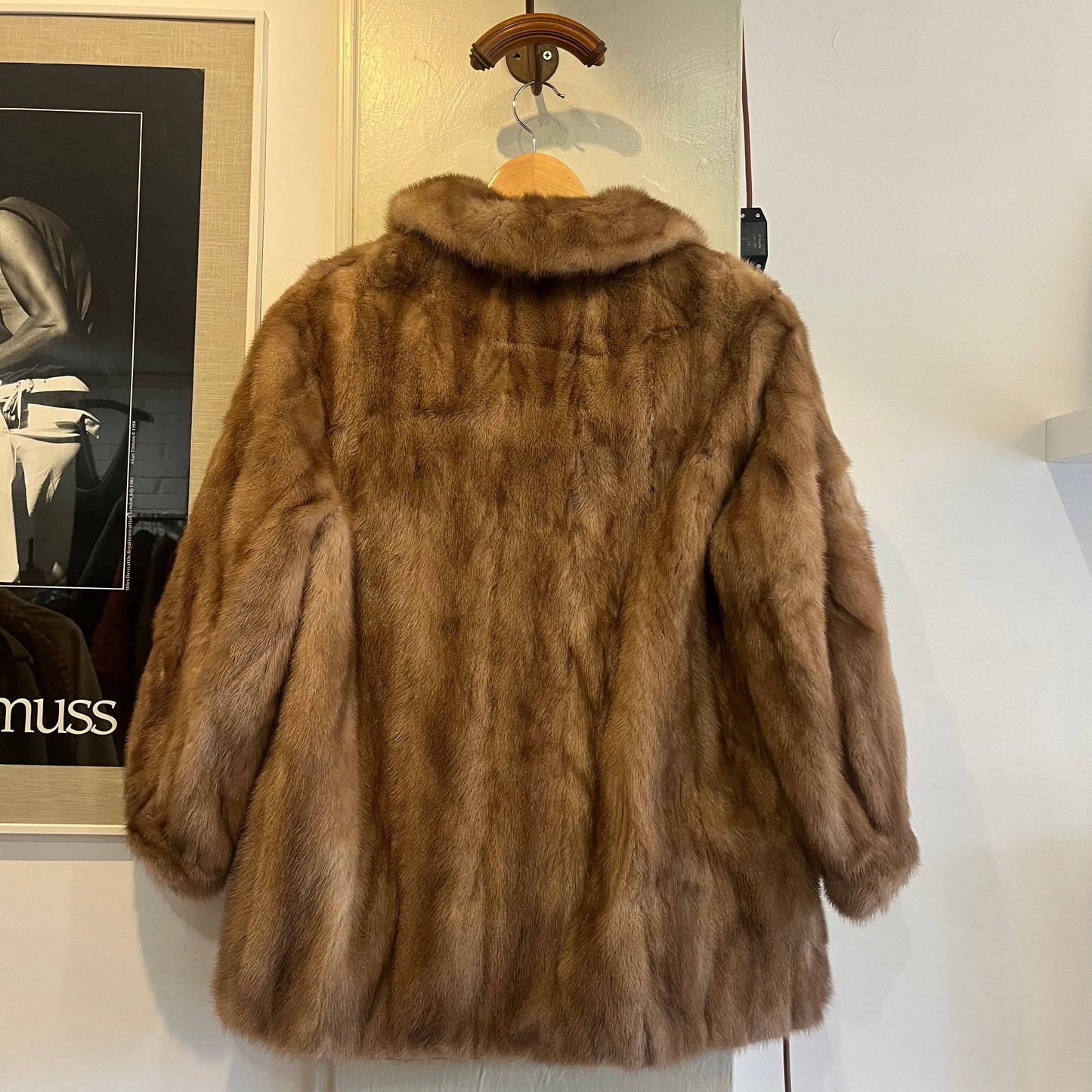 1950s Mink Fur Coat