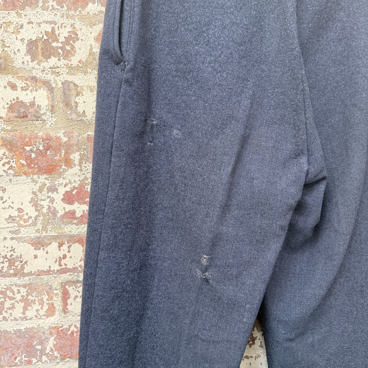 1940s Grey Wool British Military Trousers