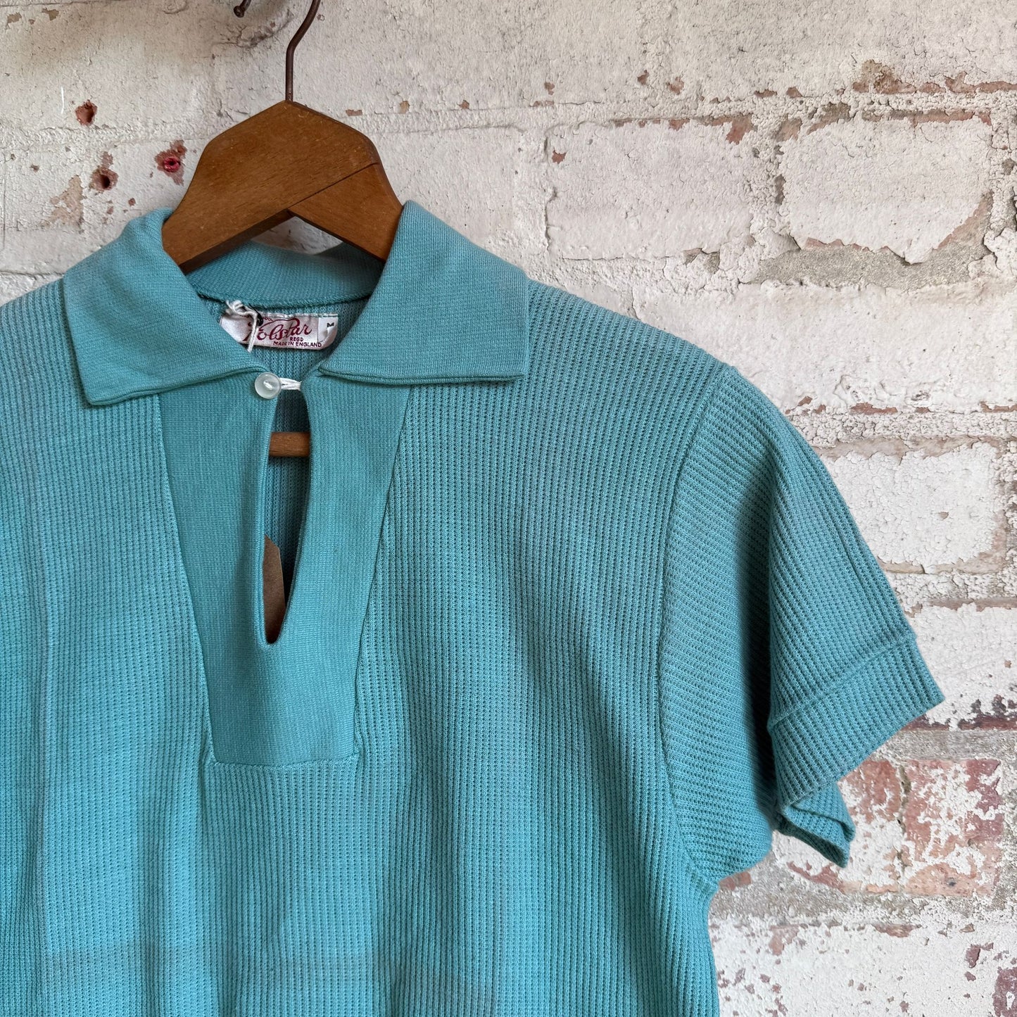 1960s Turquoise Holstar British Leisure Shirt