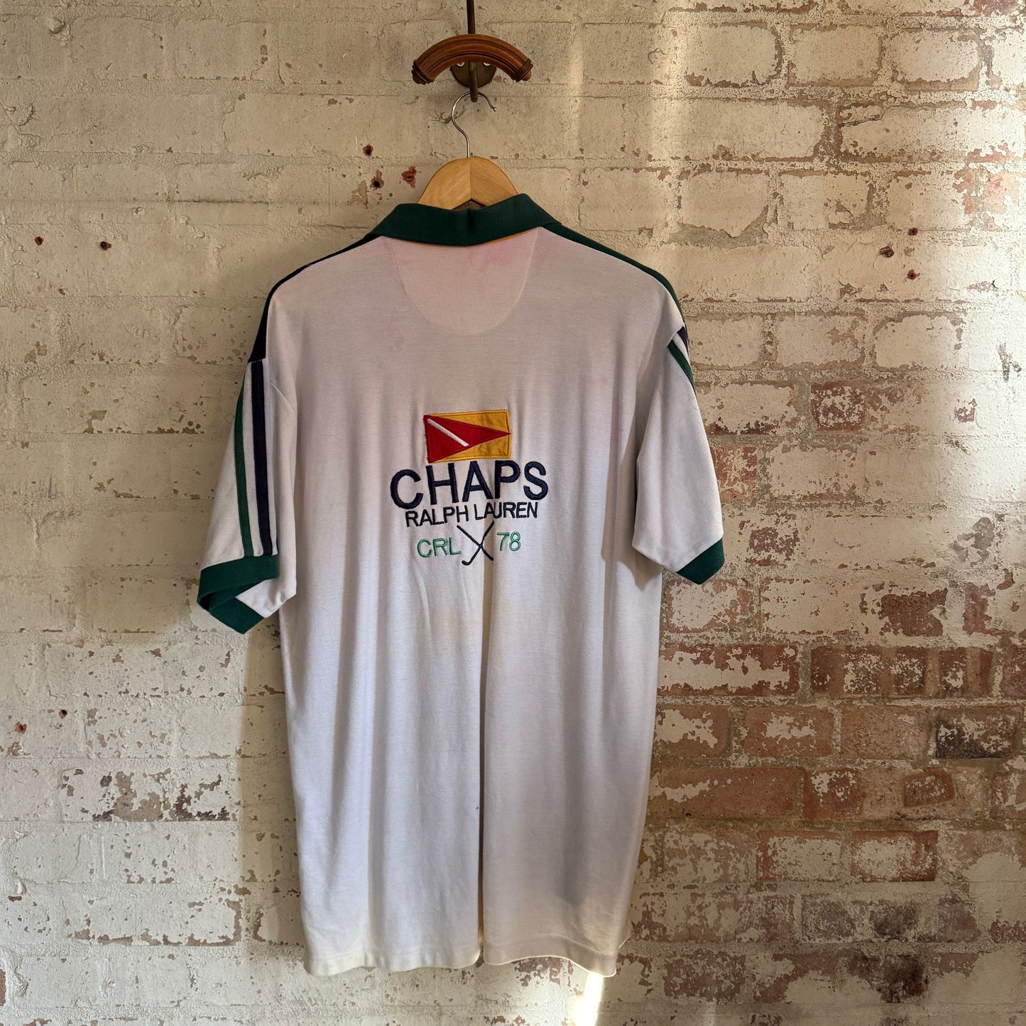 1990s Chaps Ralph Lauren Sailing Polo Shirt