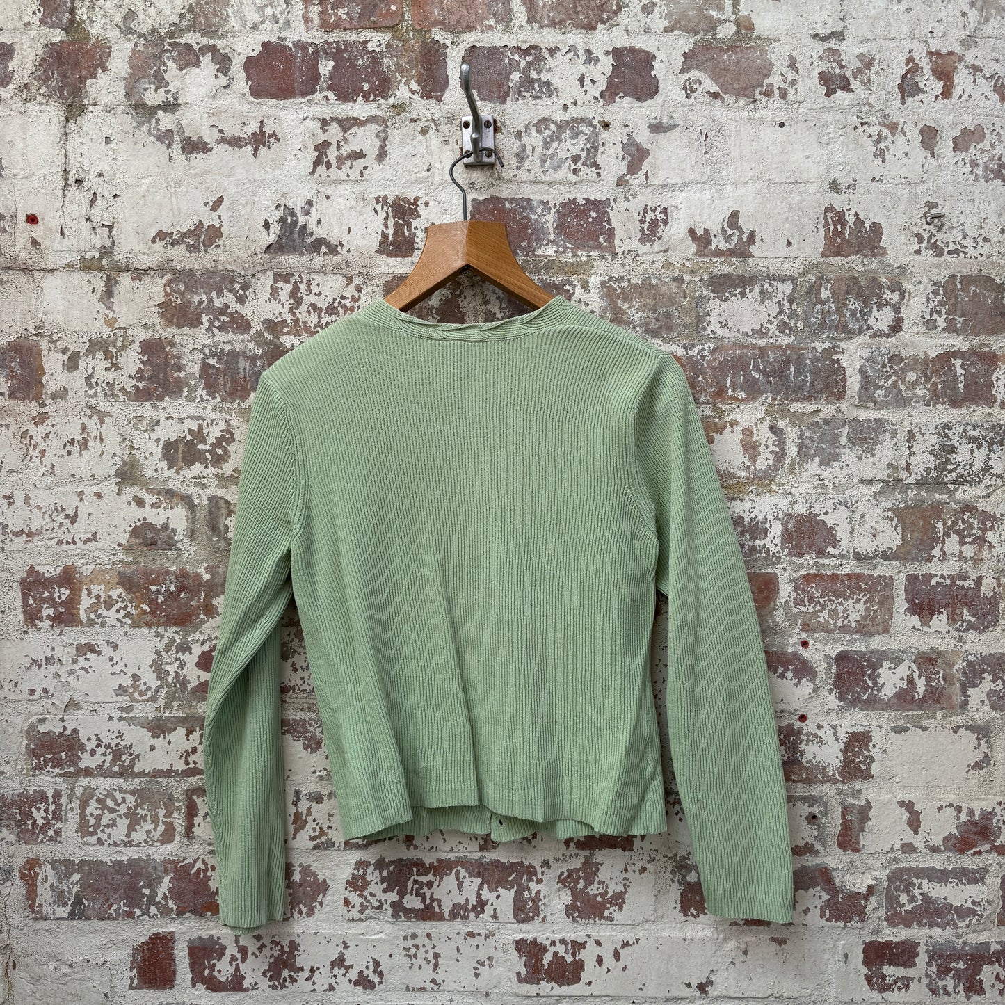1990s Green laura Ashley Cardigan Top