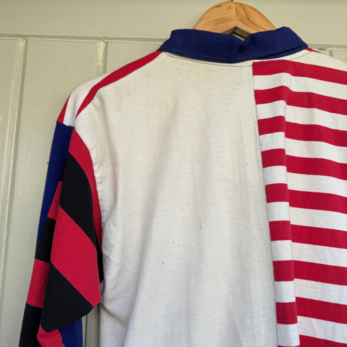 1990s Multicoloured Cotton Traders Rugby Jumper