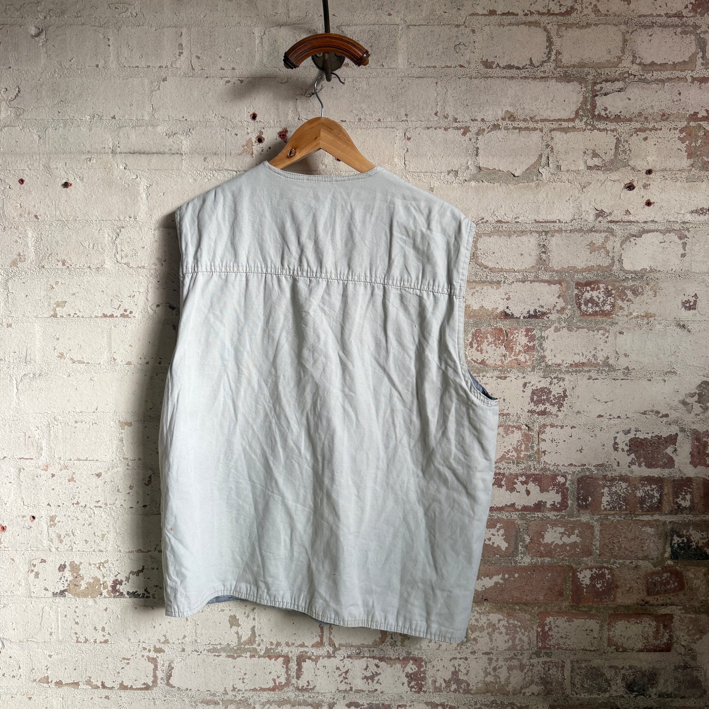 1990s Beige Camel Tactical Gilet JAcket