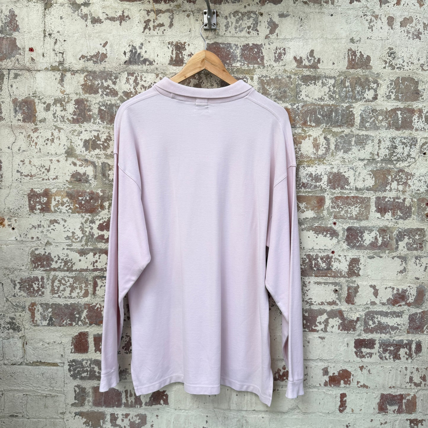 1990s Pink Gap Collared Sweatshirt Jumper