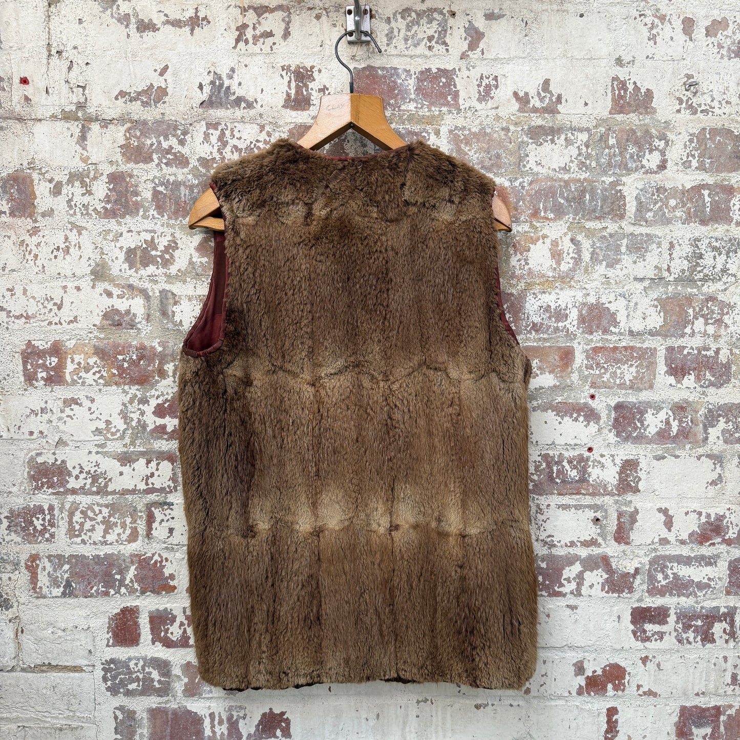 1940s Reversible Fur Gilet Jacket