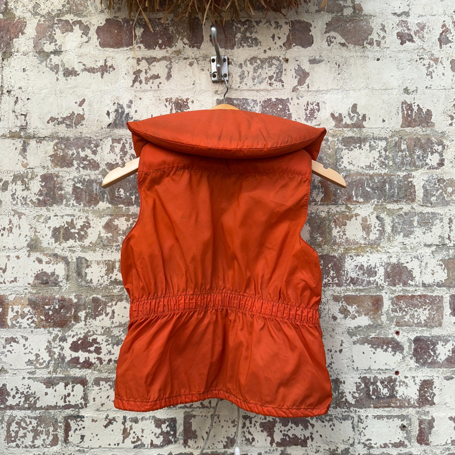 1960s Orange Helly Hansen Zip Life Jacket Gilet