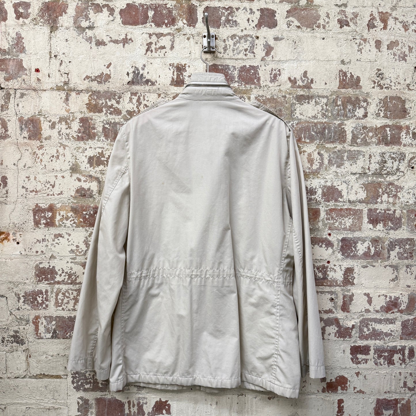 1980s Light Grey Levi's Military Style Jacket