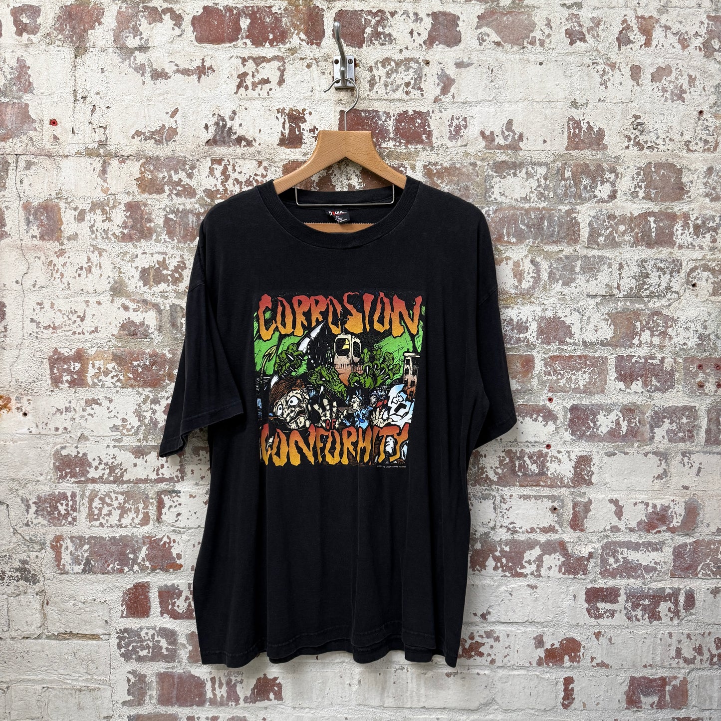 1998 Corrosion of Conformity Black Graphic Band T-Shirt