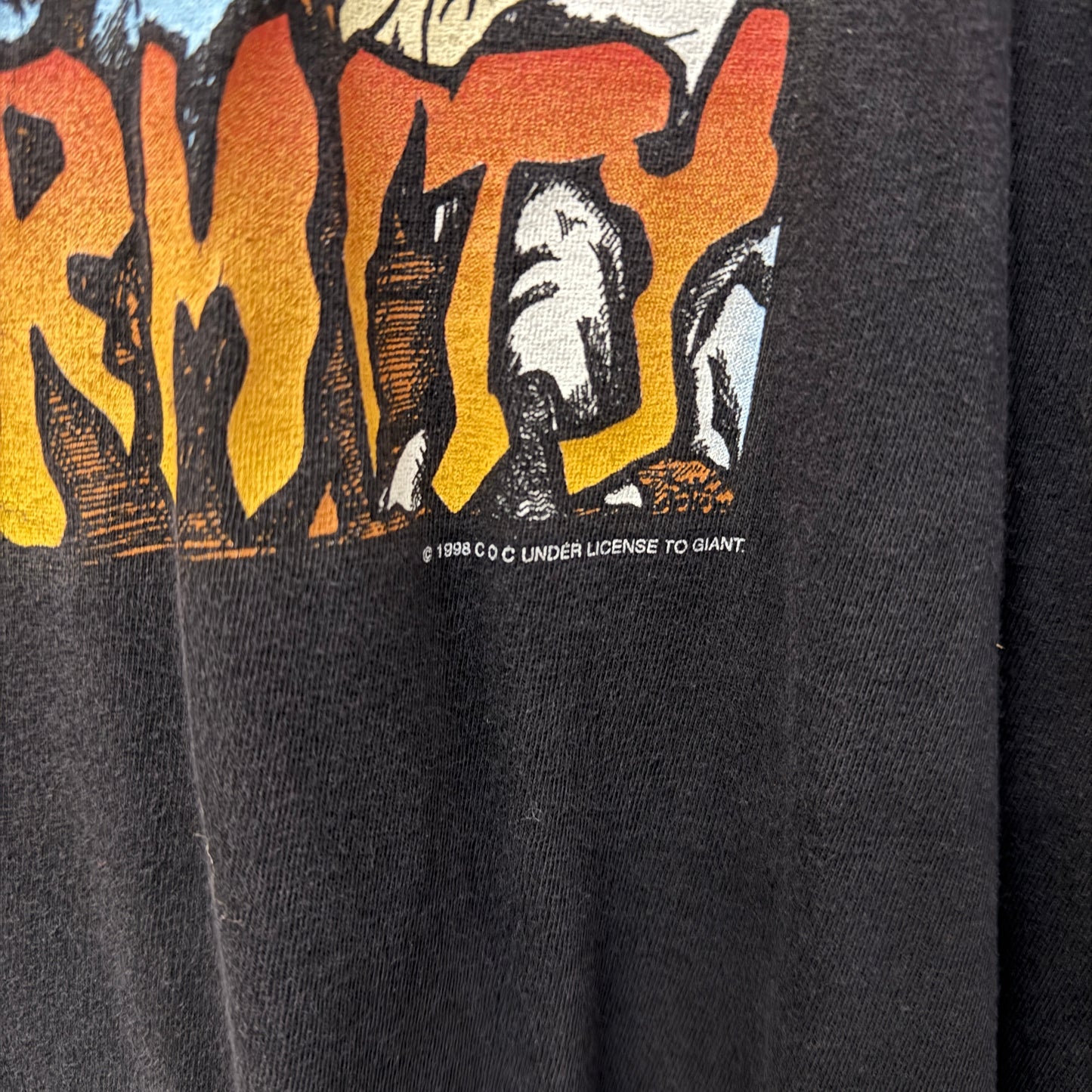 1998 Corrosion of Conformity Black Graphic Band T-Shirt