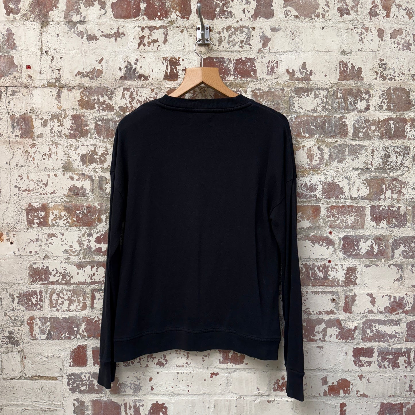 Black Fred Perry Embroidered Sweatshirt