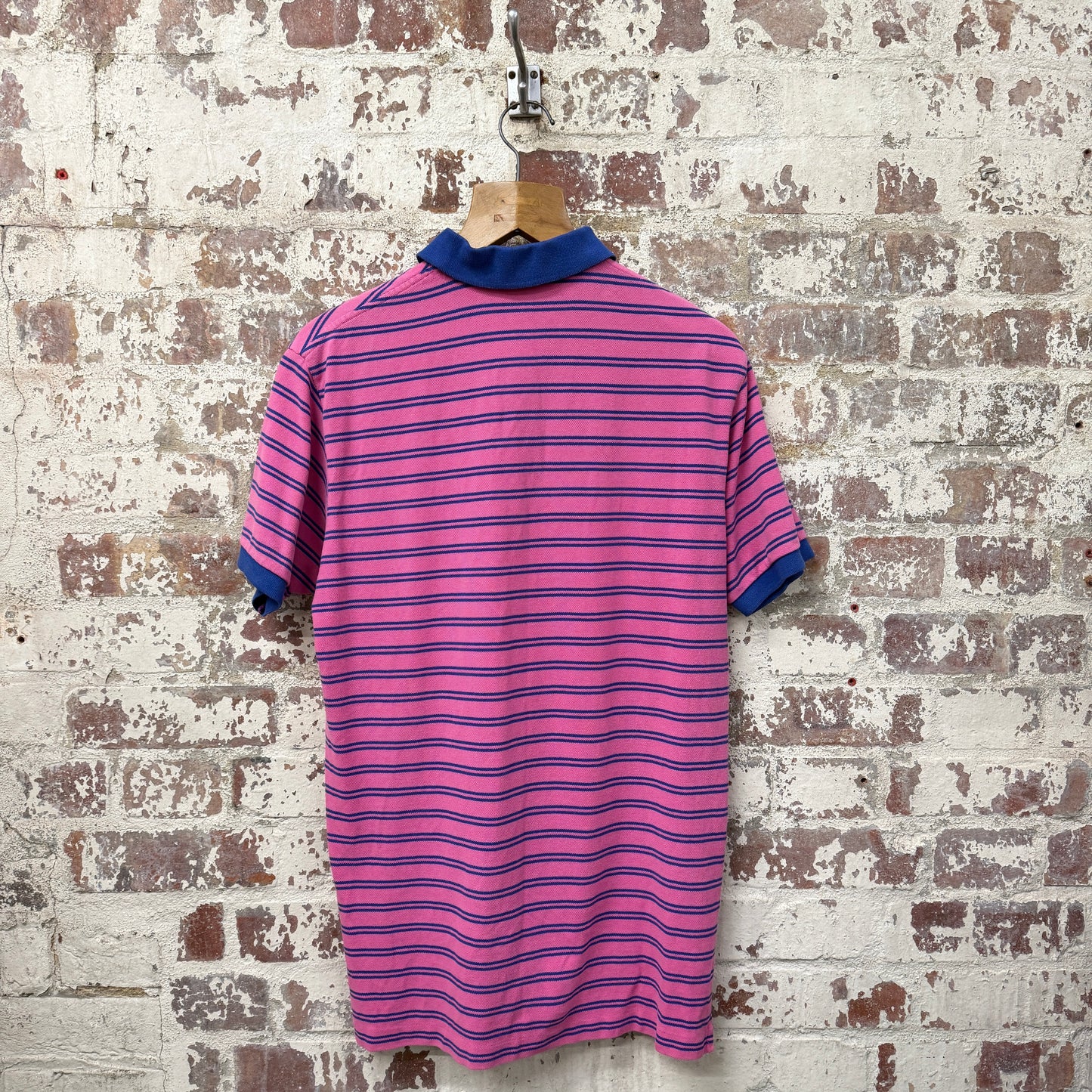 2000s Pink Striped Ralph Lauren Polo Shirt