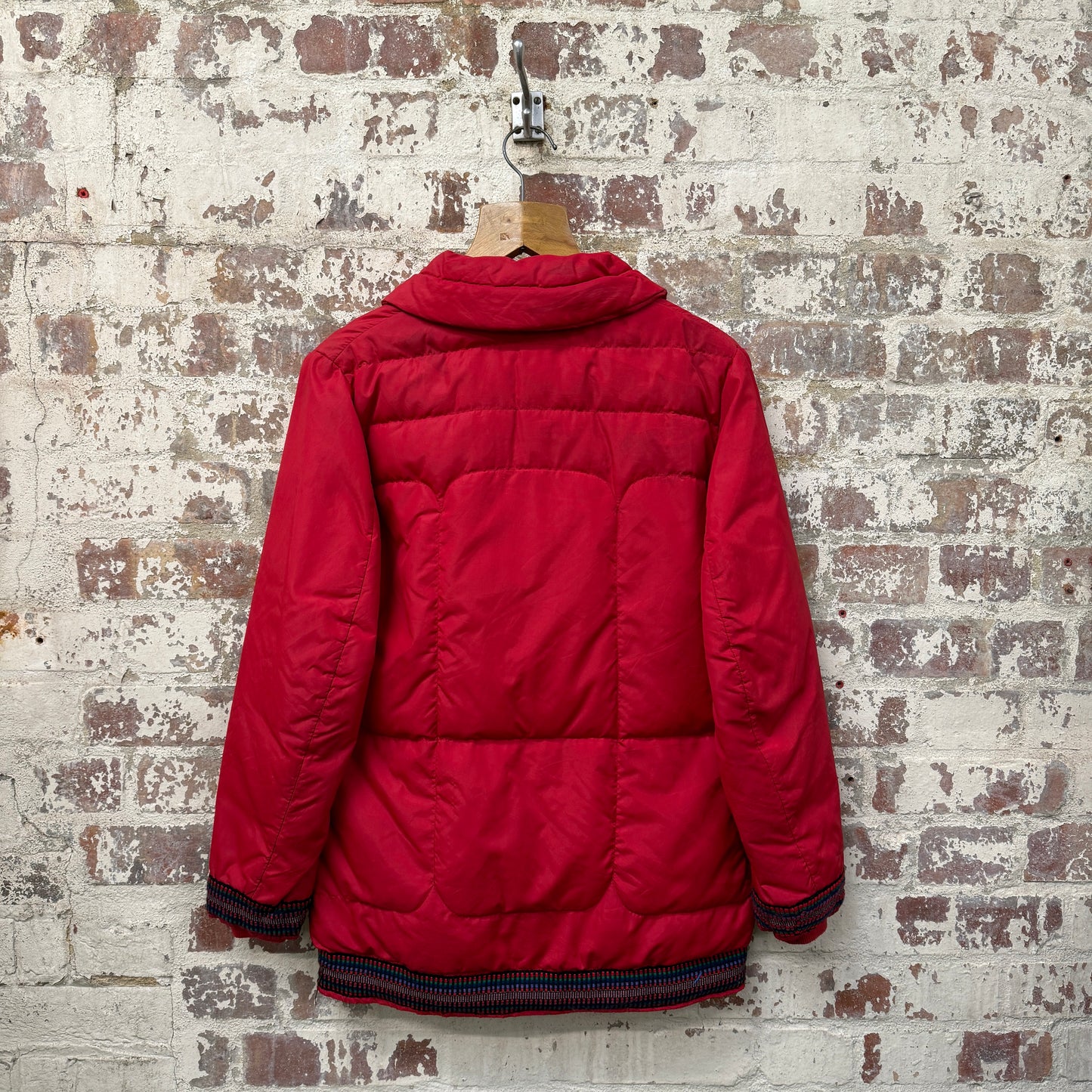 1970s Red Goose Down Ski Jacket