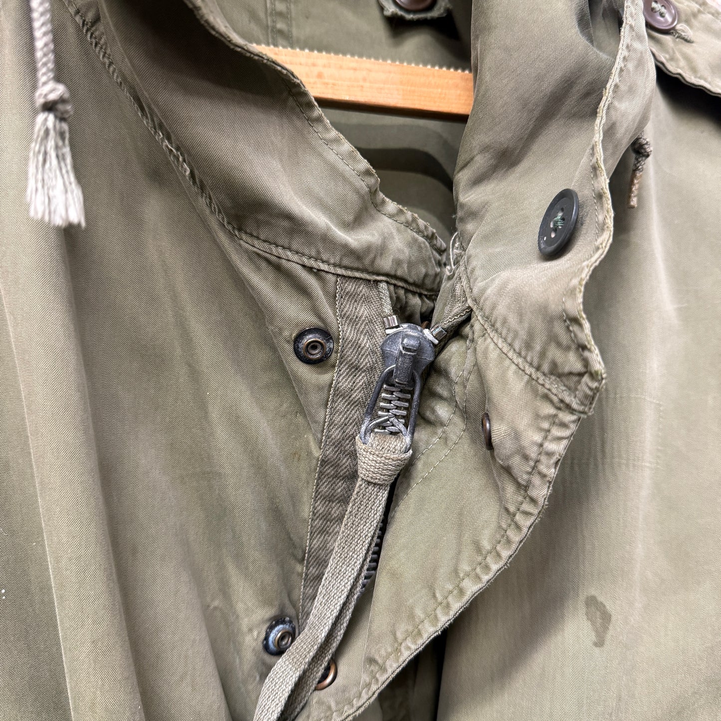 1950s Green US Army Fish Tail Parka Coat