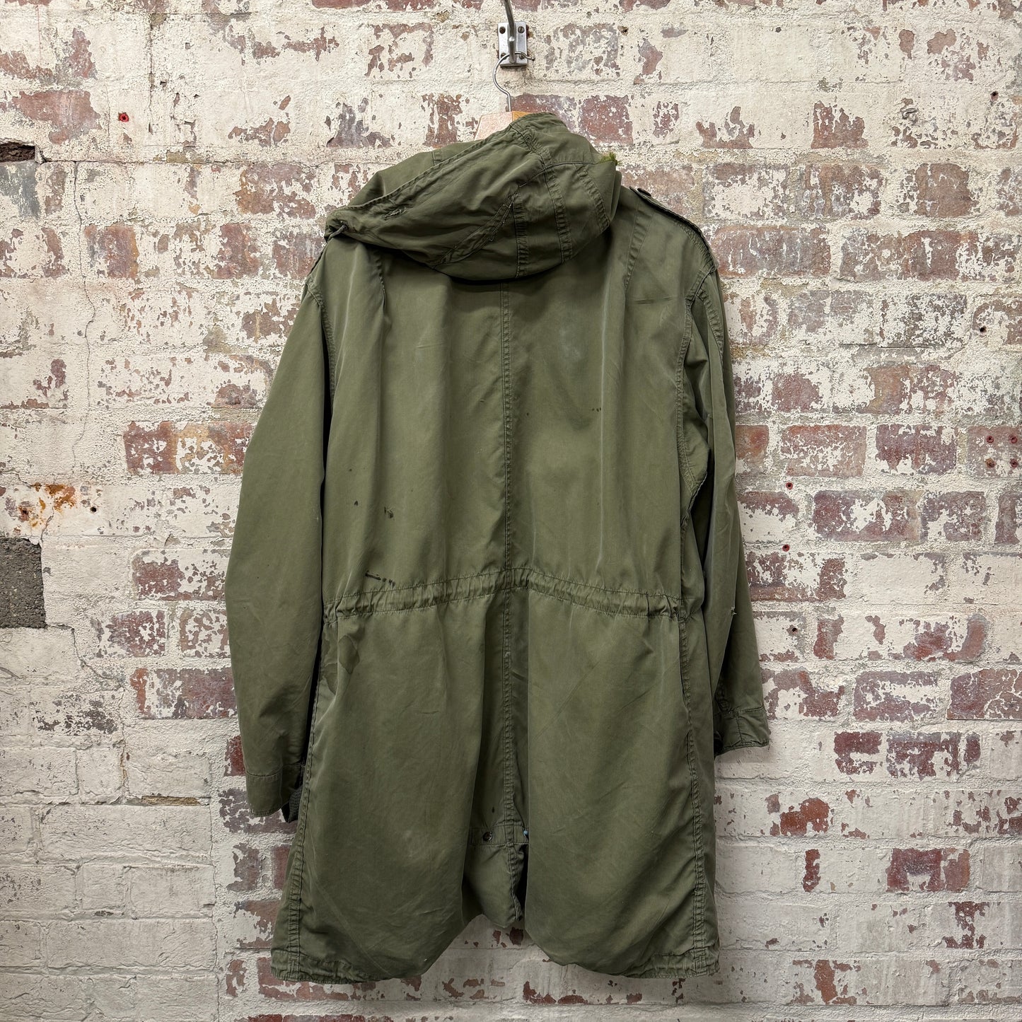 1950s Green US Army Fish Tail Parka Coat