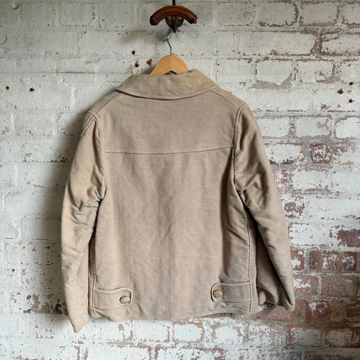 1950s Beige Wool Leisure Style Jacket Coat