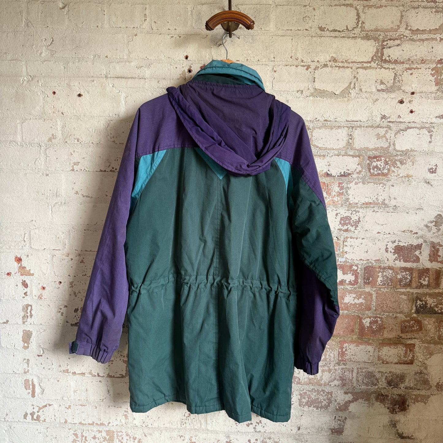 1990s Multicoloured Cotton Traders Parka Jacket Coat