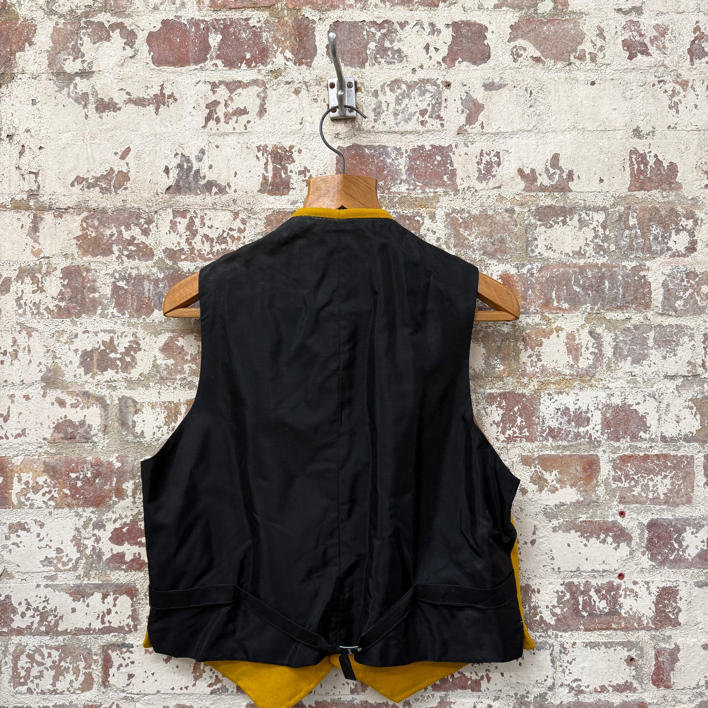 1940s Yellow Austin Reed Fox Hunting Wool Waist Coat