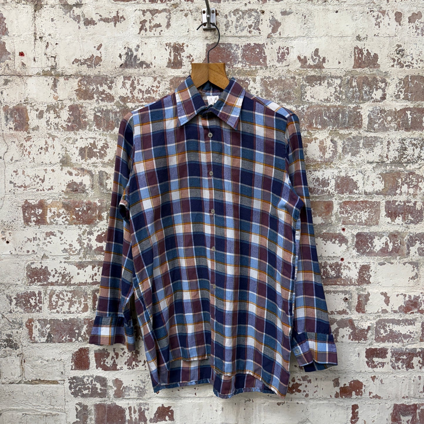 1980s Checkered Button Up Shirt