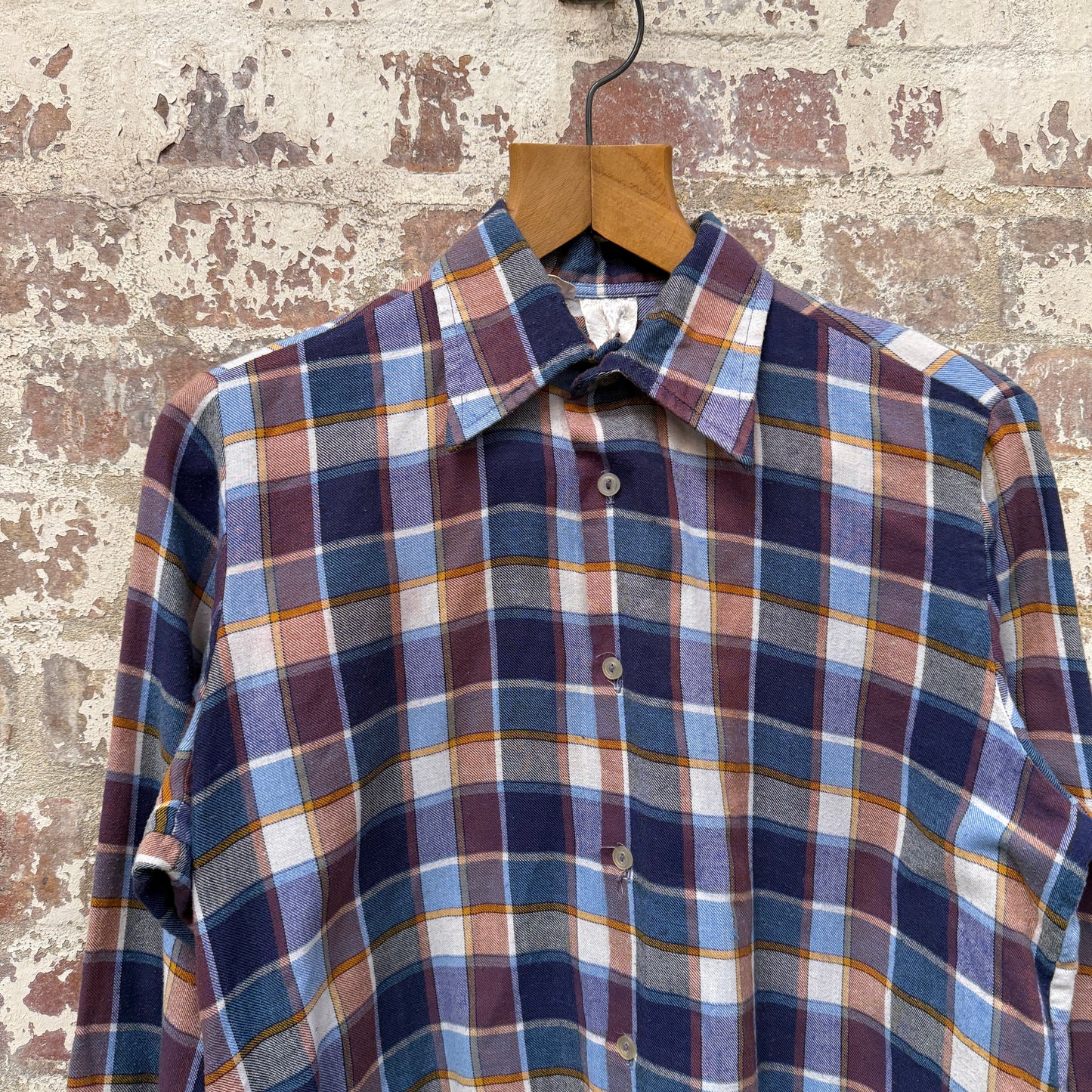 1980s Checkered Button Up Shirt