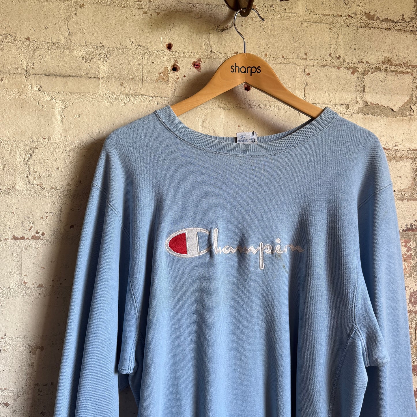 1990s Baby Blue Champion Reverse Weave Sweatshirt