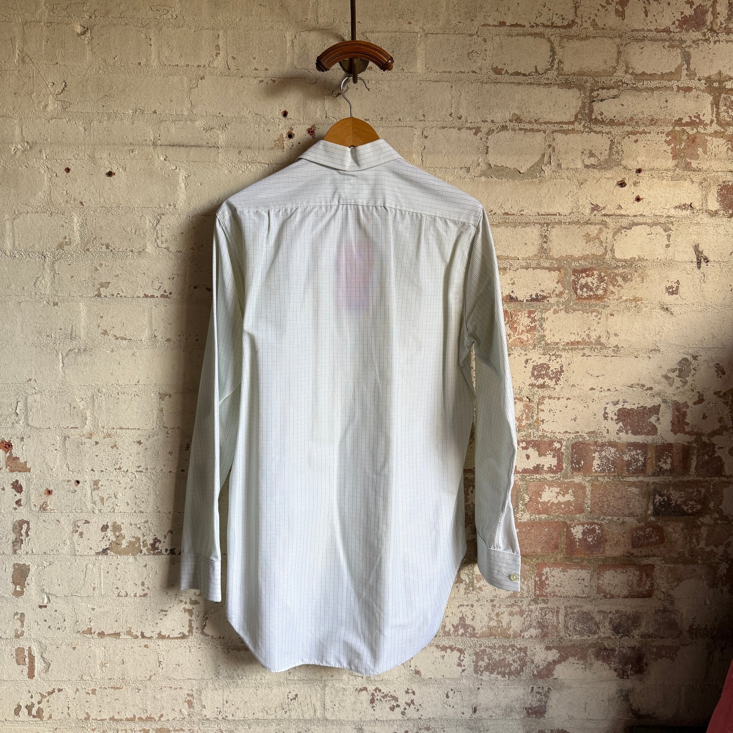 1970s St Michaels Checkered Button Up Shirt