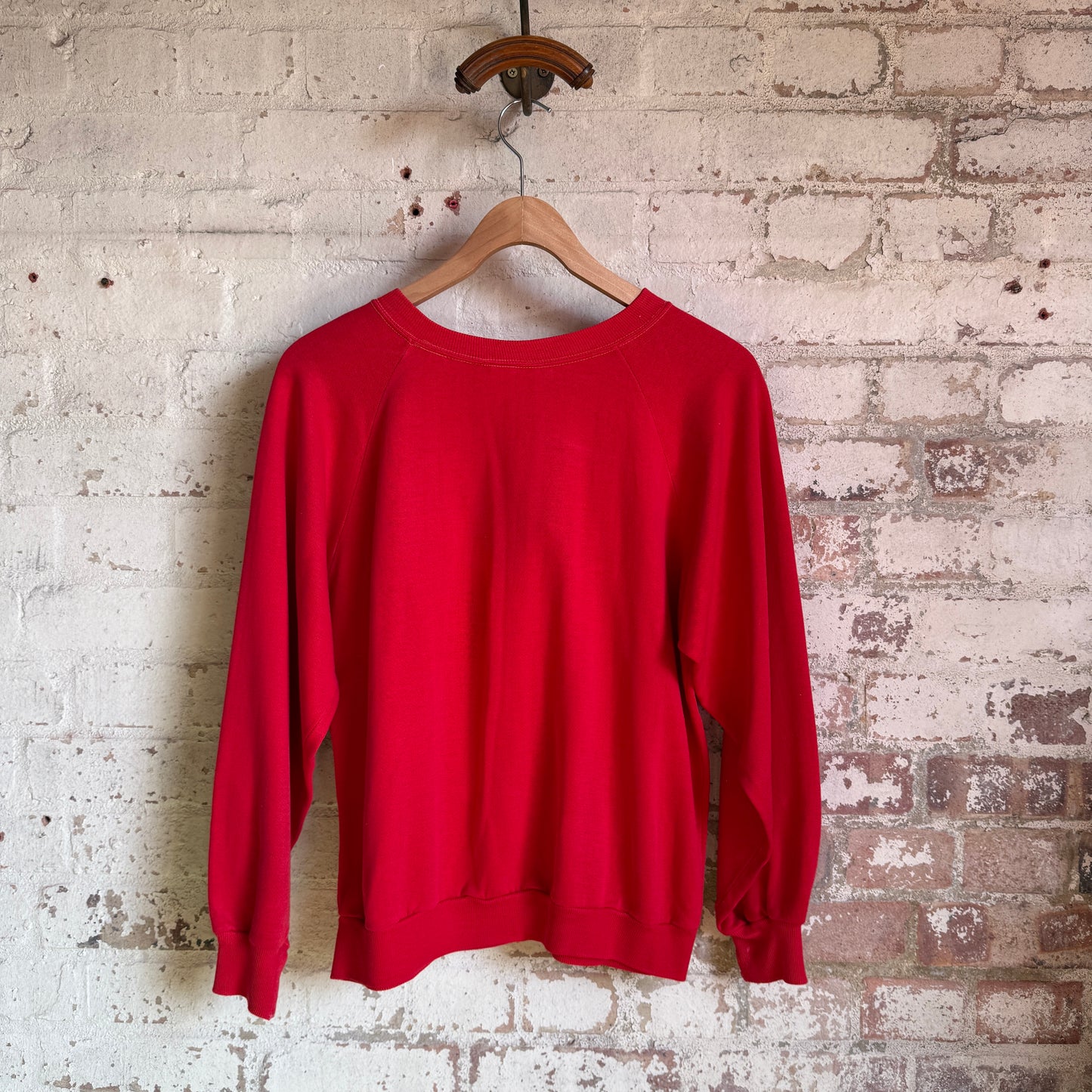 1970s Red Capital Radio Raglan Sweatshirt