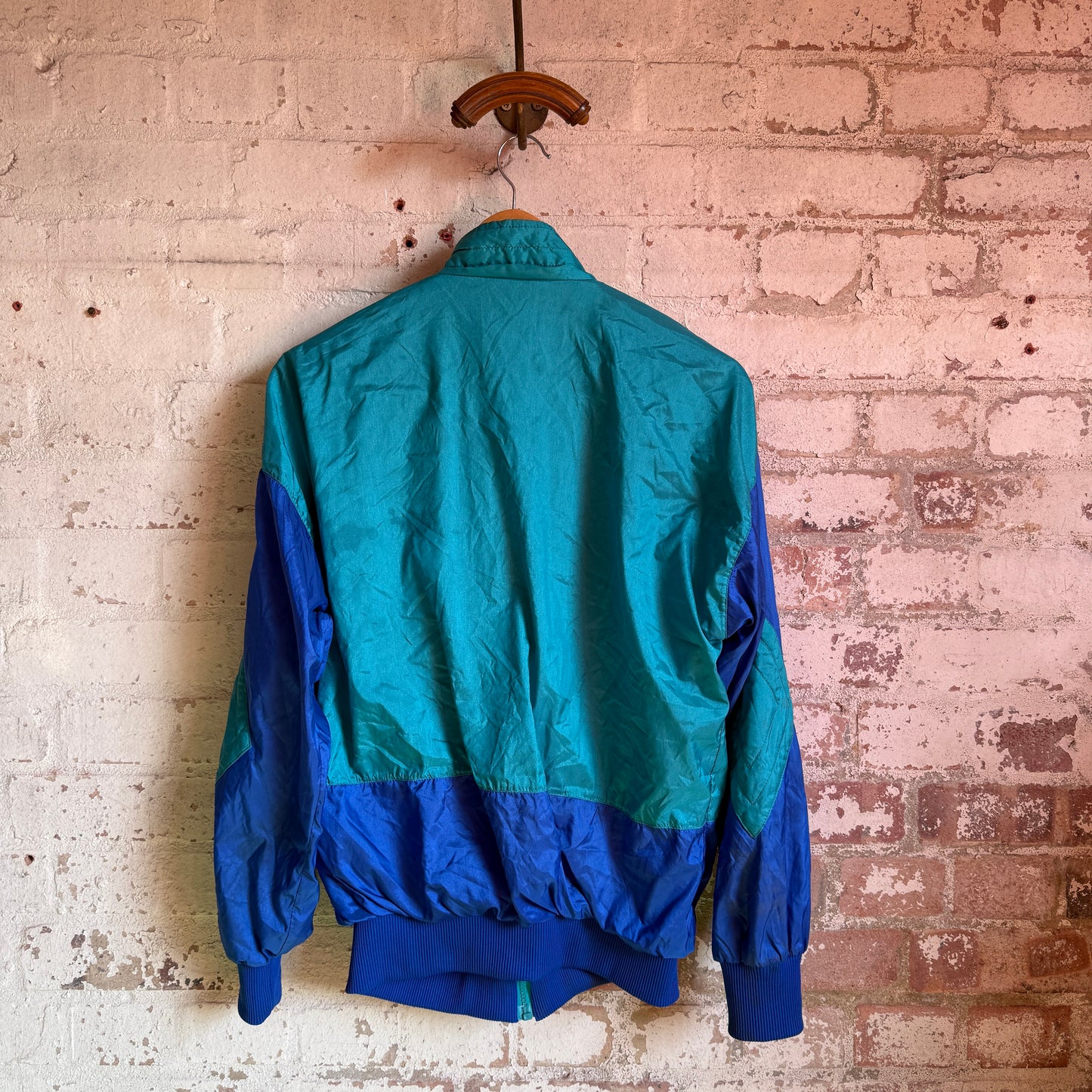 1980s Turquoise Adidas Track Top Jacket