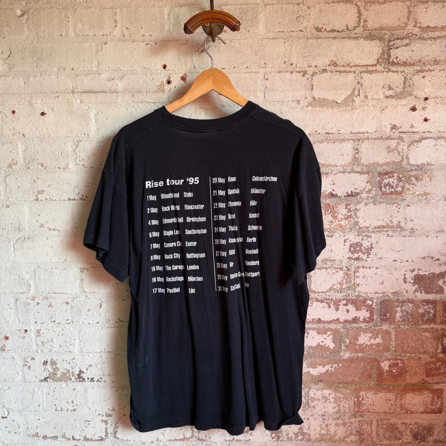 1990s Black 'Offspring' Rise T-Shirt