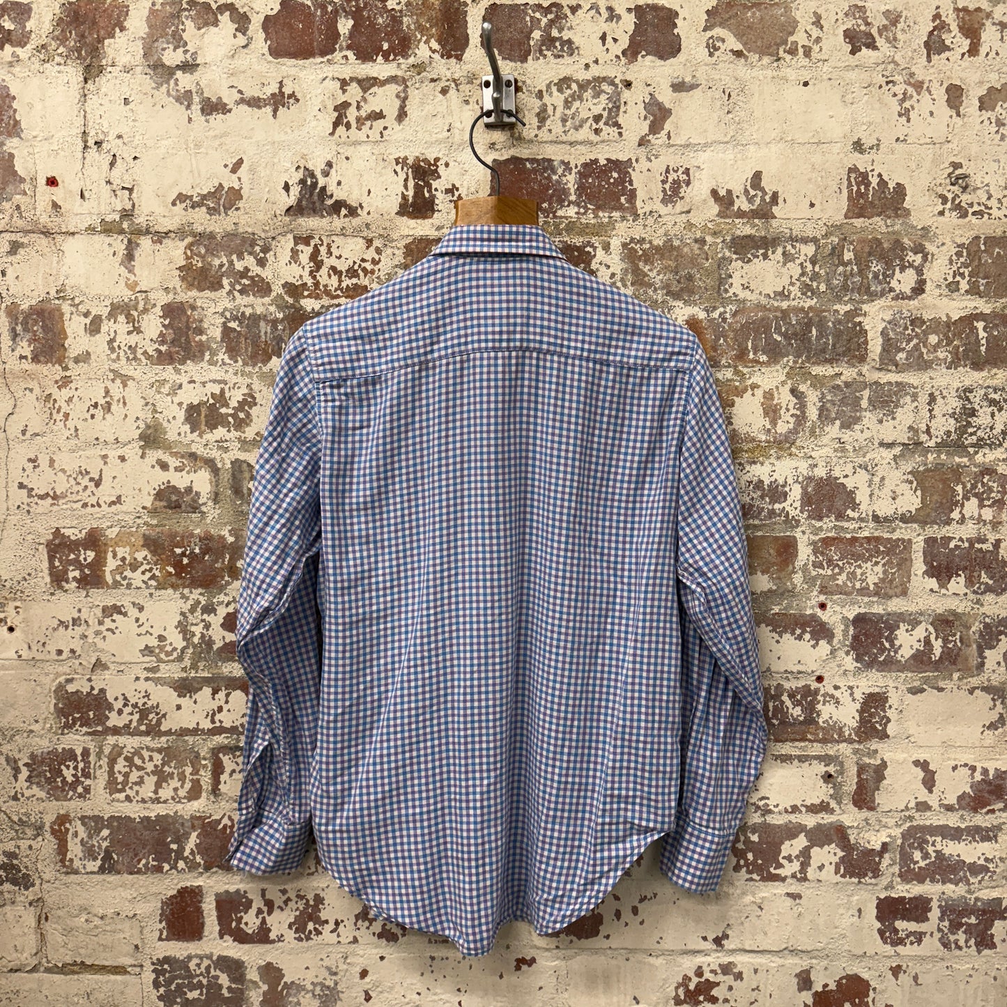 1980s Checkered 'Workshop' Cotton Button Up Shirt