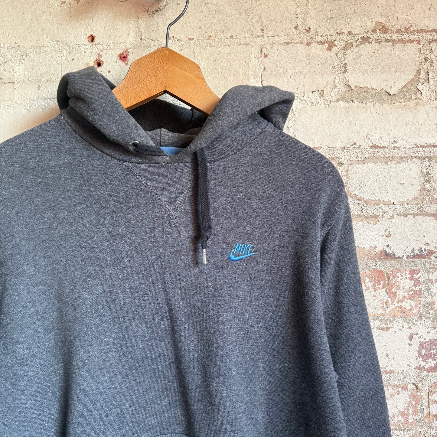 2000s Grey Nike Hoodie Jumper