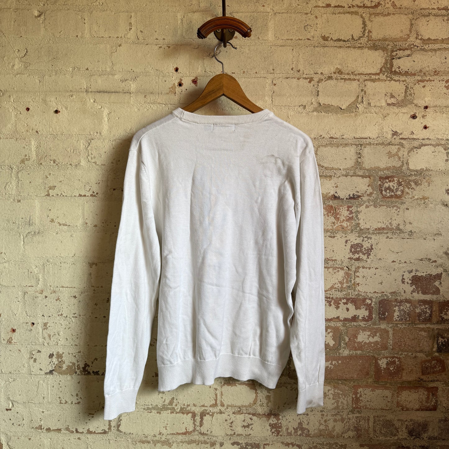 Vintage White Ralph Lauren Knitted Jumper