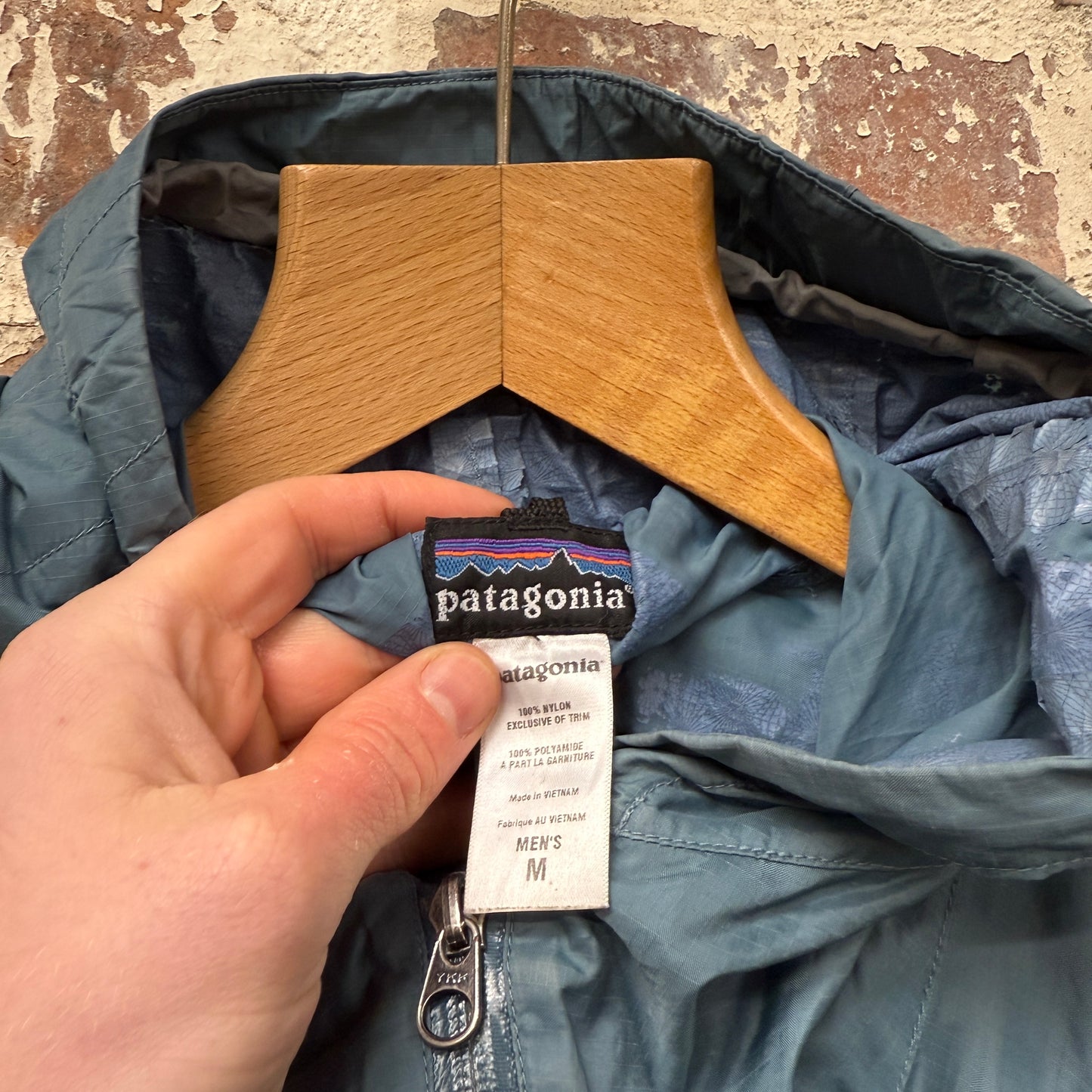 1990s Grey Patagonia Zip Up Jacket