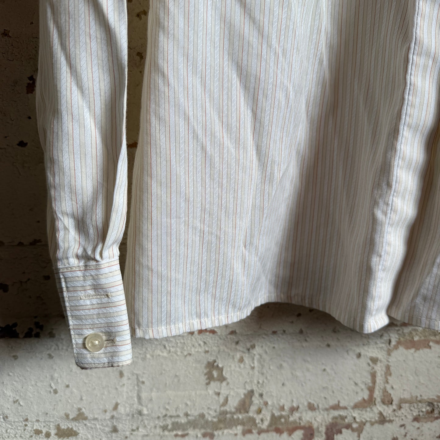 1980s Striped Cotton St Michaels Blouse Shirt