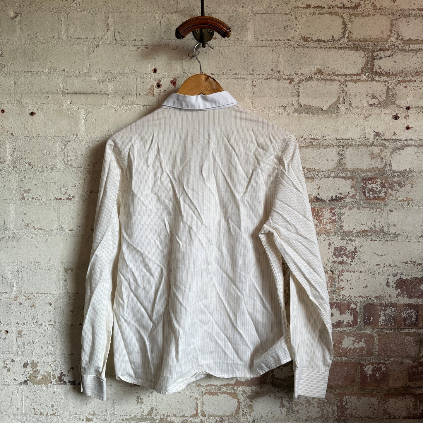 1980s Striped Cotton St Michaels Blouse Shirt